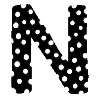 Alphabet N Sticker