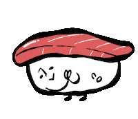 liy0815 applause sushi sashimi 拍手 Sticker