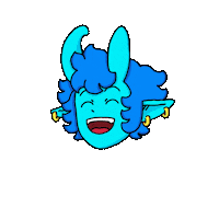 dopaminereleased happy laugh demon dopamine Sticker