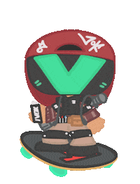 Skate Skating Sticker