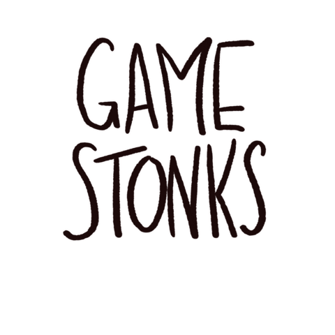 notmanywords giphyupload video games stock stonks Sticker