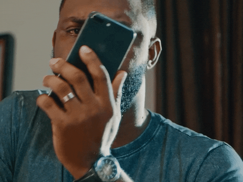 Phone Reaction GIF by King of Boys