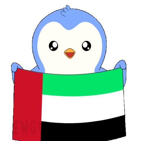 United Arab Emirates Penguin Sticker by Pudgy Penguins