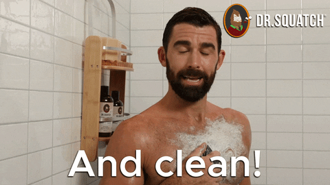 Get Clean GIF by DrSquatchSoapCo