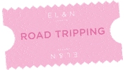 London Pink Sticker by elan_cafe