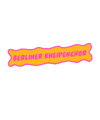 berliner kneipenchor Sticker by LollapaloozaBerlin