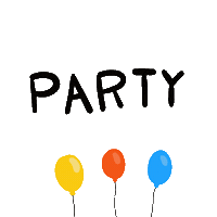 Party Fun Sticker