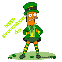 St Patricks Day Leprechaun Sticker by shremps
