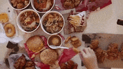 BossKerati food hungry chicken delicious GIF
