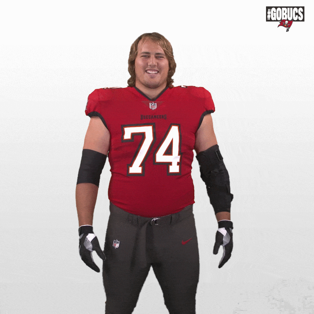 Ali Marpet Reaction GIF by Tampa Bay Buccaneers