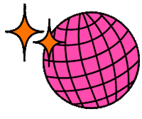 Pink Illustration Sticker