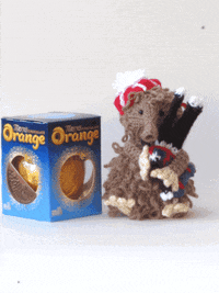 Chocolate Orange Scotland GIF by TeaCosyFolk