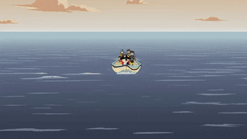 eric cartman boat GIF by South Park 