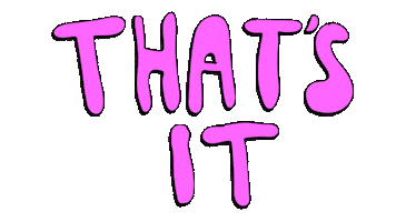 Spookek Thats It Sticker by deladeso
