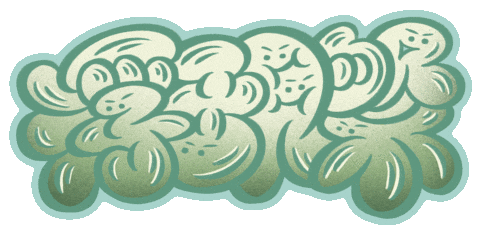 Graffiti Bubble Sticker