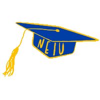 graduation grad Sticker by Northeastern Illinois University