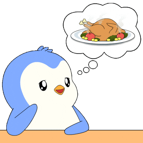 Hungry Fast Food Sticker by Pudgy Penguins