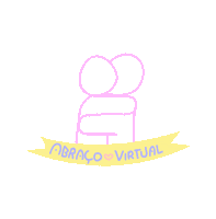 fergoncalves hug carinho virtual hug saudade Sticker