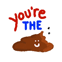 Poo The Shit Sticker