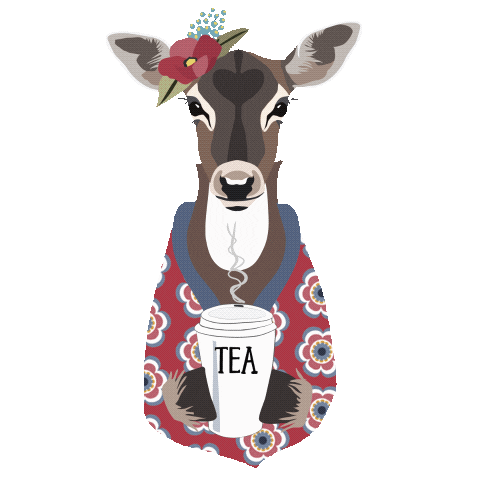 LilaLotta giphyupload deer hirsch waldtiere Sticker