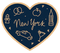 New York Travel Sticker by Megan McKean