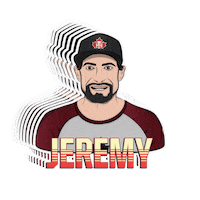 Jeremy Sticker by hockeyshot