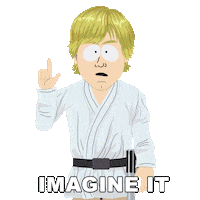 Believe Luke Skywalker Sticker by South Park