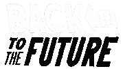Back To The Future Flux Sticker by Daniela Nachtigall