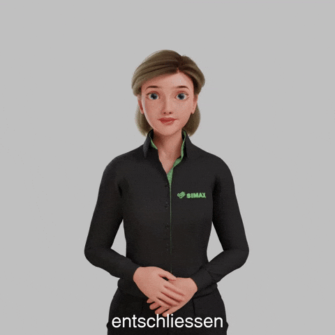 Avatar Gebärdensprache GIF by Sign Time - SiMAX