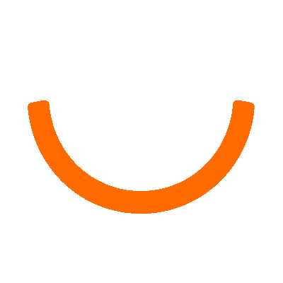 Happy Orange Sticker by bubly