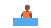 Water Polo Person Sticker by EmojiVid