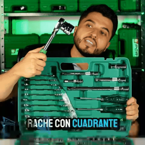 Demostración herramientas 121 piezas