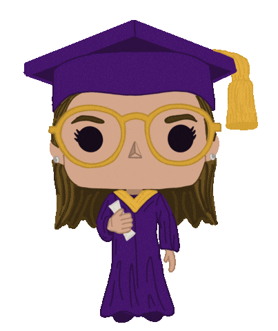 Graduation Duke Sticker by James Madison University