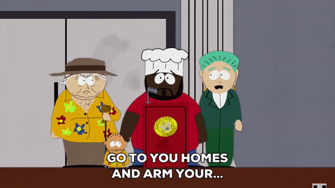 shocked mic GIF by South Park 