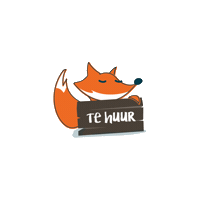 Vastgoeddevos te huur vastgoeddevos vosje voske Sticker