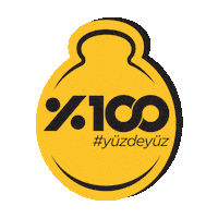 Yüzdeyüz Sticker by Gerekeni Yap!