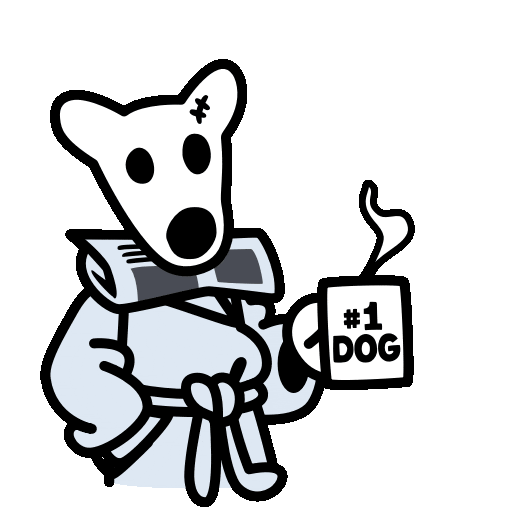 Good Morning Dog Sticker by $DOGS Community