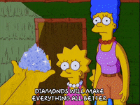 homer simpson diamonds GIF