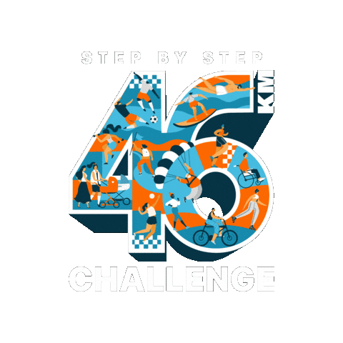 SteppingStoneHouse giphygifmaker step by step 46km challenge step by step challenge stepbystep46kmchallenge Sticker