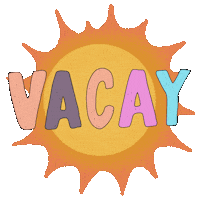 Vacation Vacay Sticker