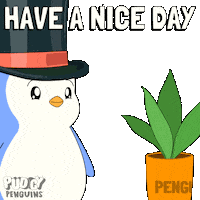 See Ya Goodbye Sticker by Pudgy Penguins