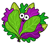 planetgoodearth earth leaf grow vegetables Sticker