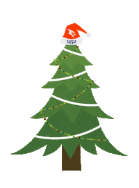 Christmas College Sticker by Saginaw Valley State University