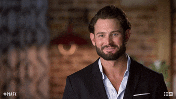 awkward eyes GIF by Married At First Sight Australia