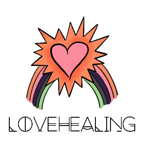 Rainbow Love Sticker by cosmic child