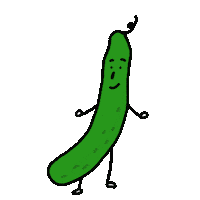 Cucumber Sticker