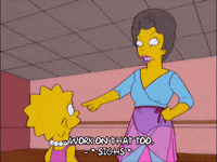 lisa simpson dance GIF