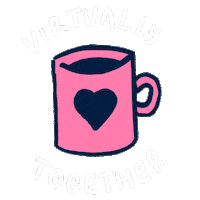 Heart Tea Sticker by HumanAfterAll