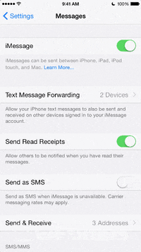 text iphone by GIF tutors