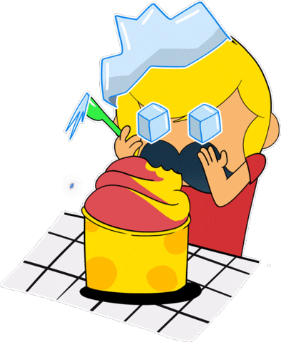 Snow Ice Sticker by wister